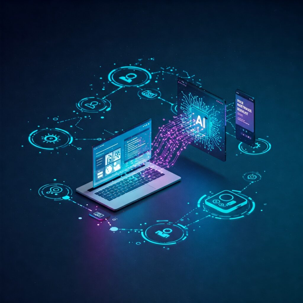 using ai in web development